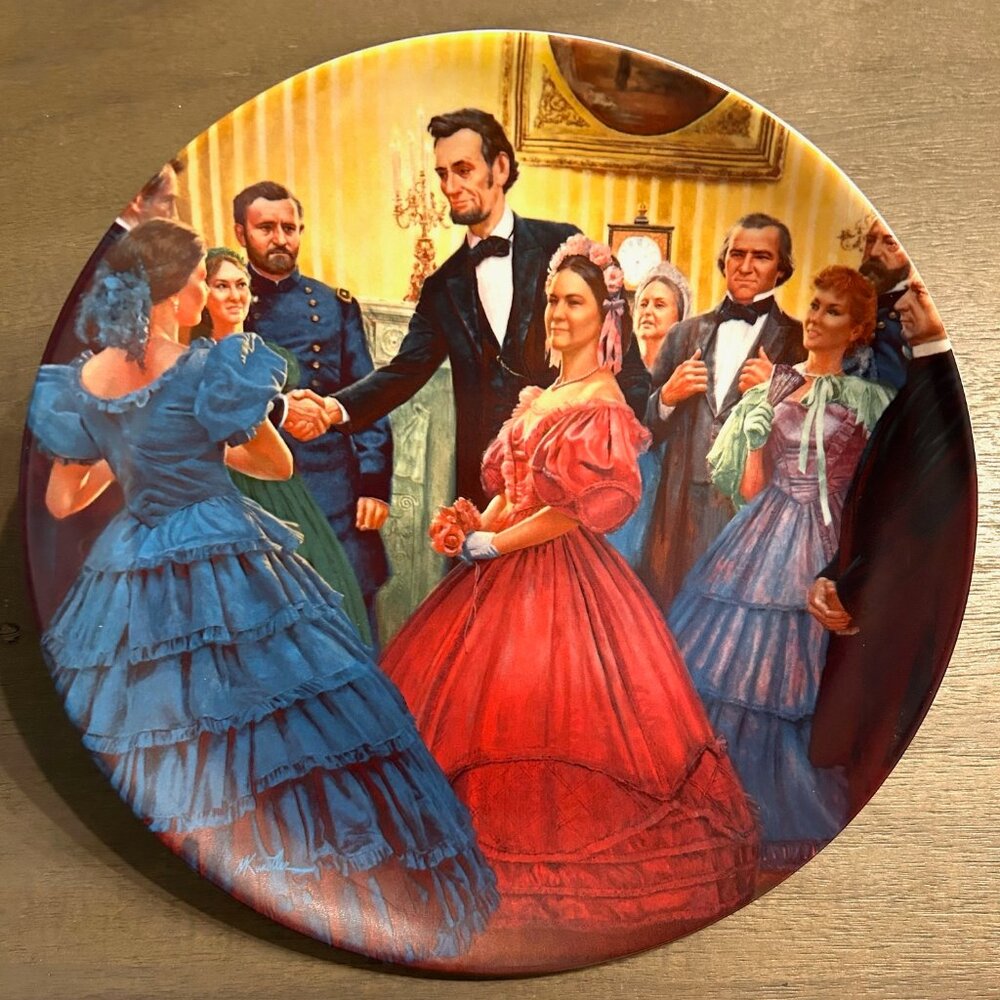 Knowles Commemorative Plate Collection - Gettysburg and Inauguration (Kunstler)